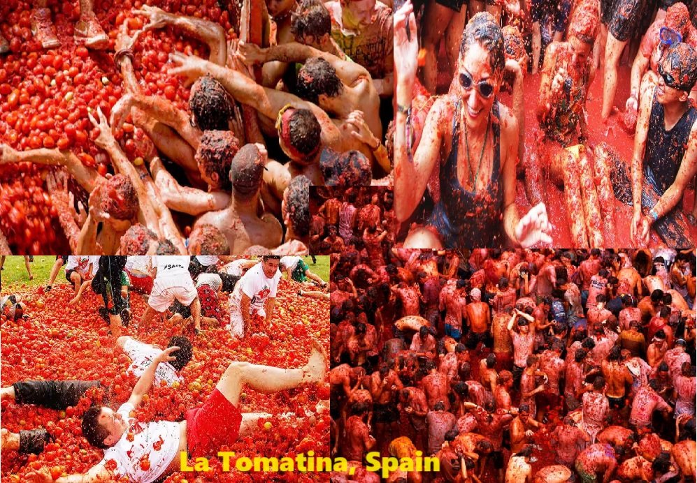 La Tomatina, Spain.