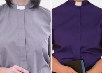 bishop collar shirts
