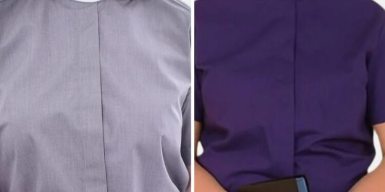 bishop collar shirts