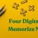 four digits to memorize NYT