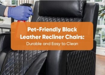 Black Leather Recliner Chair