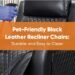 Black Leather Recliner Chair