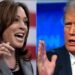 Trump and Harris